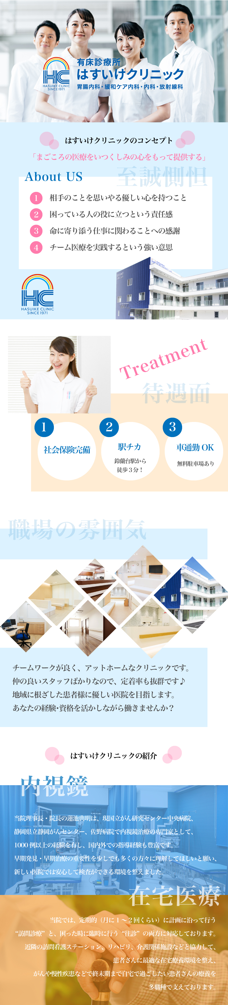 兵庫県神戸市 有床診療所 はすいけクリニック 看護補助 Carenavi ケアナビ 医療 歯科 介護 保育の求人